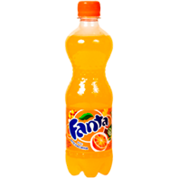 Fanta 0.5 L plastik qab